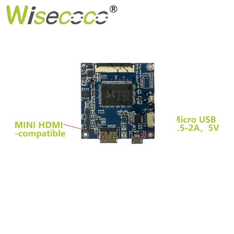 Wisecoco 4 Polegada 480x480 Display LCD 1:1