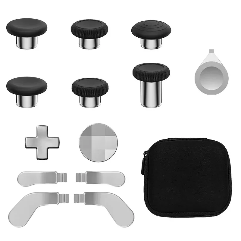 FOR Xbox One Elite Series 2 Controller Accessories Kit Metal D-Pad Trigger Paddles Repair set Gamepad Thumb Stick Grips