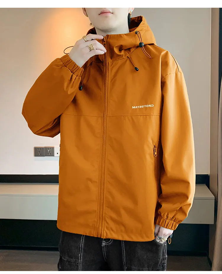 Neue 2026 Frühling Herbst herren Outdoor Mit Kapuze Jacken Sport Casual Winddicht Mäntel Jugend Paar der Hohe Streetwear Tops Kleidung – Detail 27
