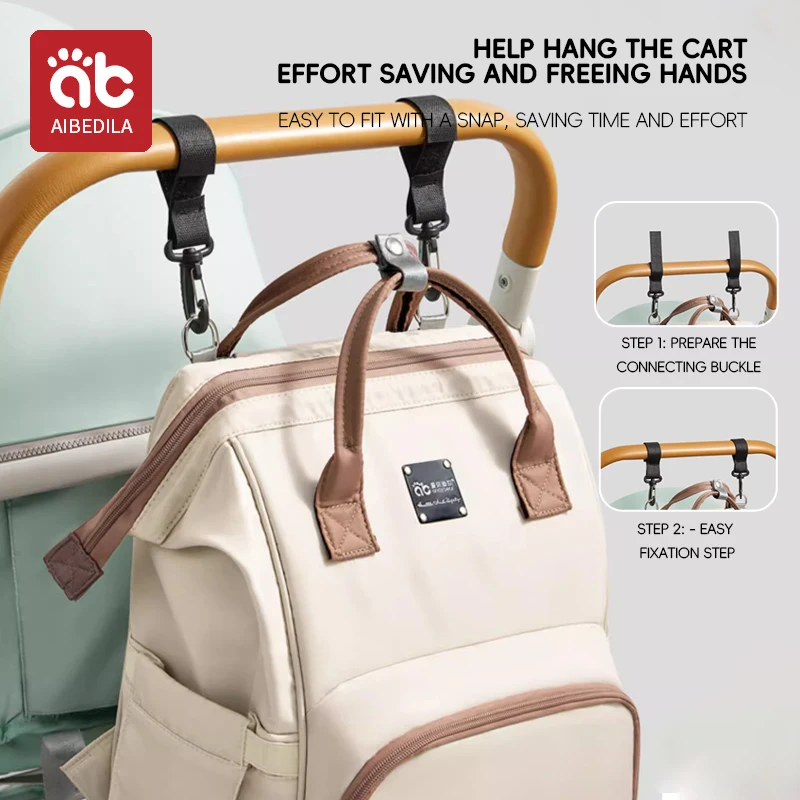 Mommy Lightweight Multifunctional Large Diaper Mom Backpack With Charge USB Nappy Pregnant Bag_voghion.com