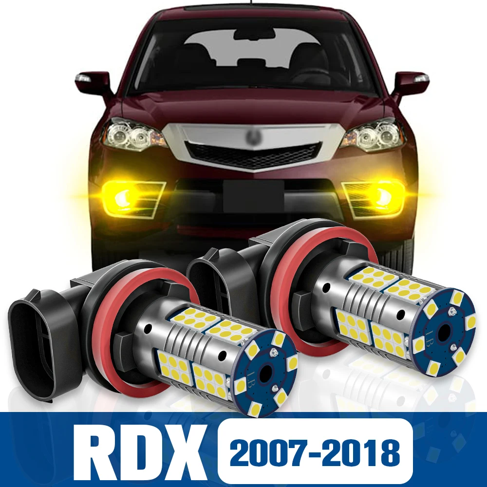 

2pcs LED Fog Light Blub Lamp Accessories Canbus For Acura RDX 2007 2008 2009 2010 2011 2012 2013 2014 2015 2016 2017 2018