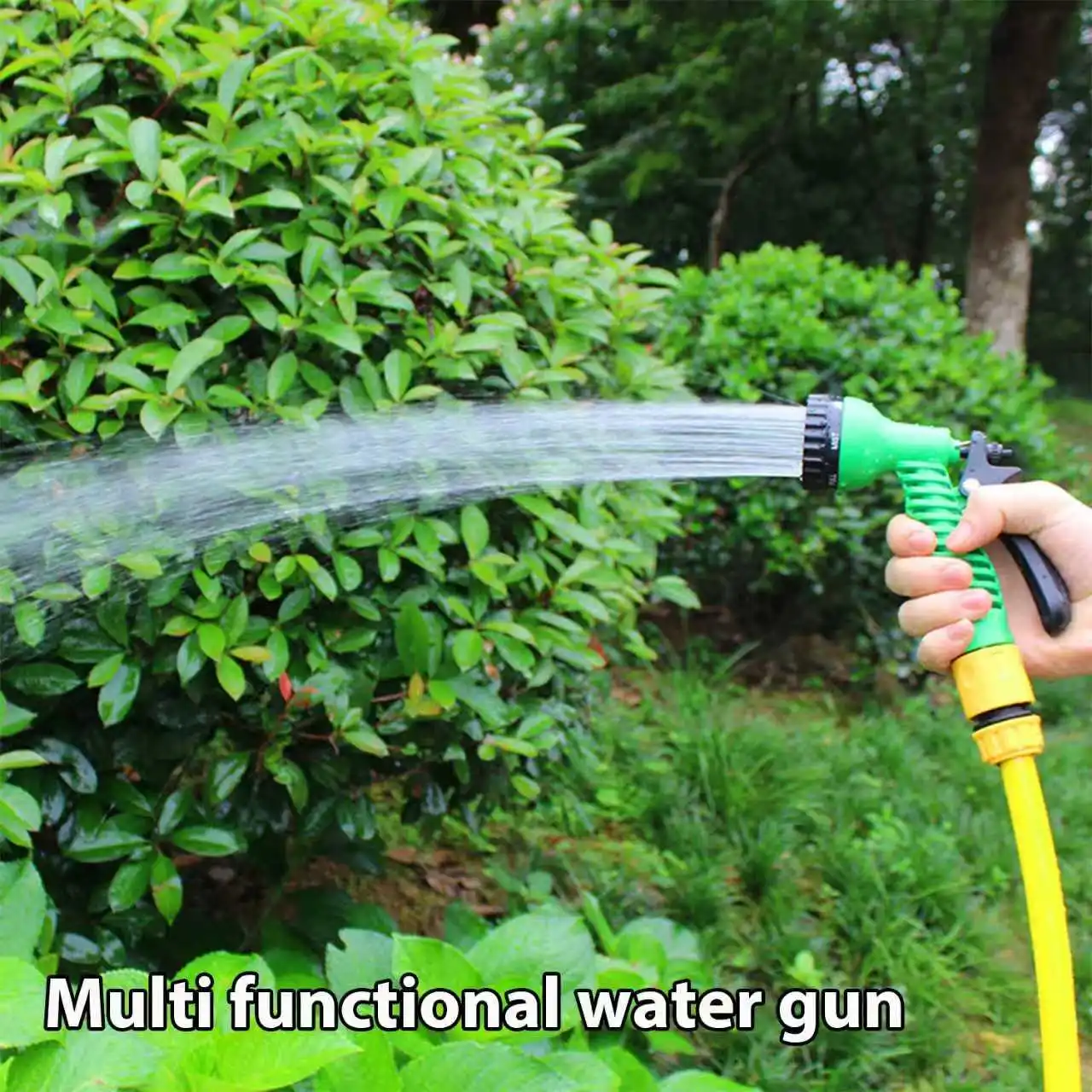 Water Gun Nozzle Many Pattern Garden Water Gun Hose Nozzle Mutifunctional Household Car Washing Yard Water Sprayer Pipe Tube Nozzle SprinkleTools
