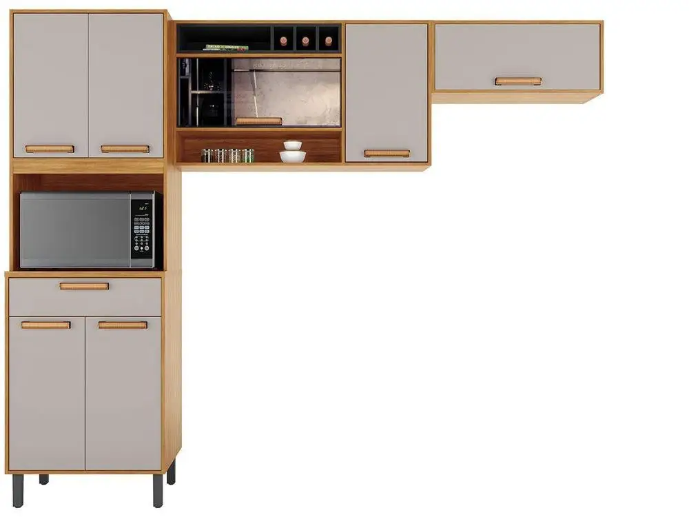 Cozinha Compacta Itatiaia Nápoles 7 Portas 1 Gaveta 4