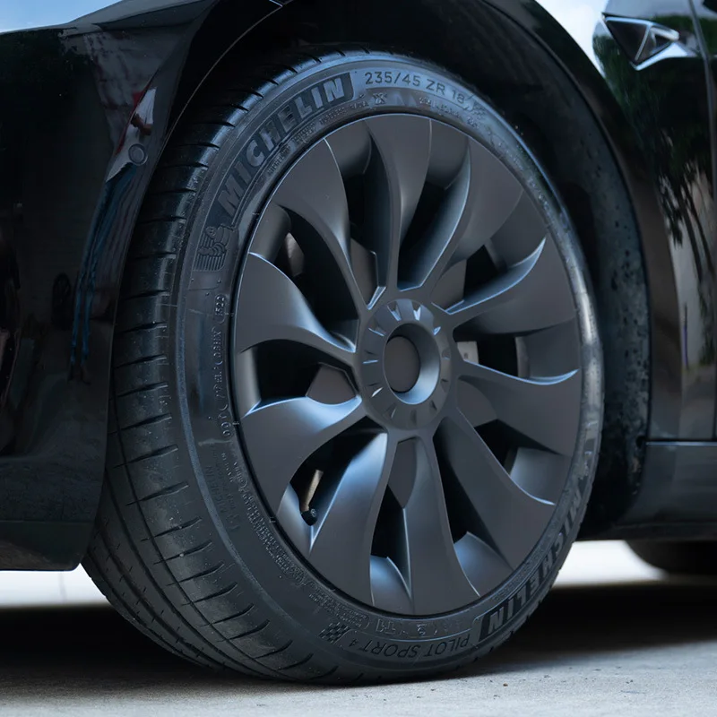 4PCS 18 Inch Wheel Hub Caps For Tesla Model 3