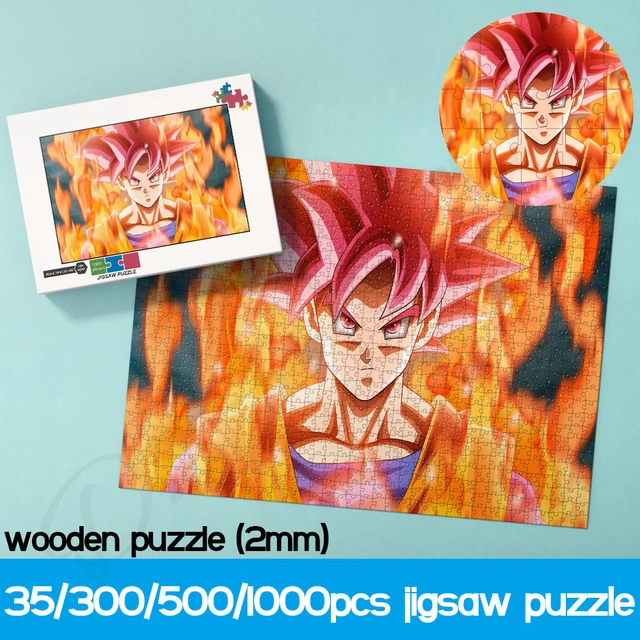 Goku 35 300 500 1000 Puzzles for Adults Bandai Anime Dragon Ball Cartoon  Wooden and Box Jigsaw Puzzles Unique Toys and Hobbies - AliExpress