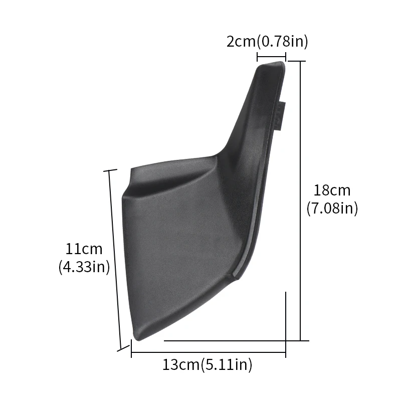 53866-35030 Front Windshield Wiper Cowl Extension Trim Hood Side Seal For Toyota 4Runner 2010-53867-35020