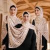 Écharpe Hijab en Mousseline de Soie Imprimée pour Femme, Turban Islamique, Niqab, Bandeau de Sauna, Châle Musulman