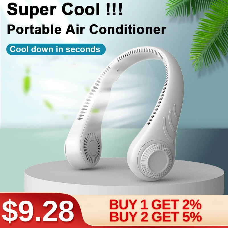 Neckband Fan Portable Fan Portable Air 