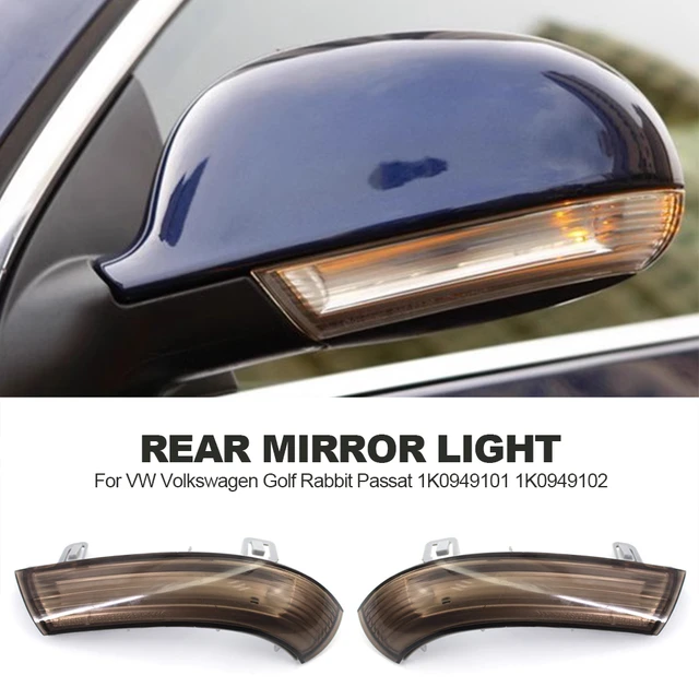 right exterior mirror original VW Golf V 5 turquoise right side mirror  indicator