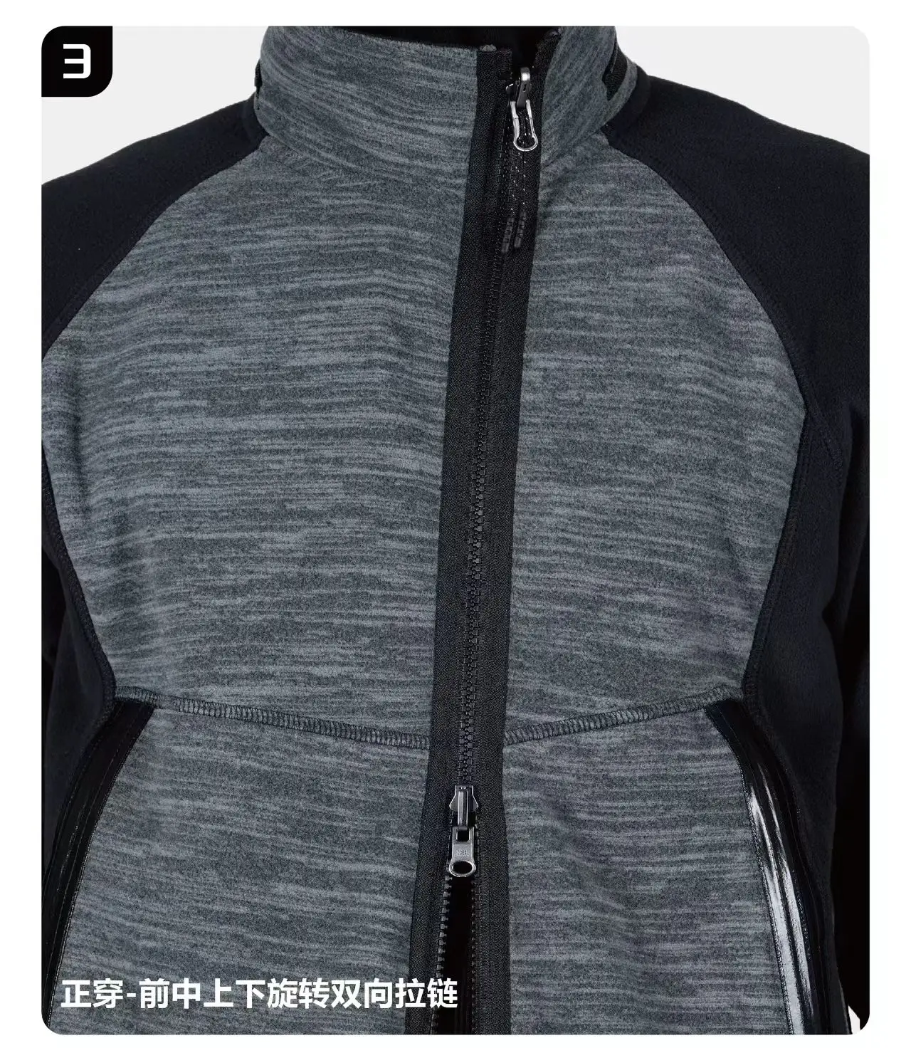Reindee Lusion 25aw Two-side PolartecThermalPro fleece inner jacket stand collar x-shape cut back techwear gorpcore