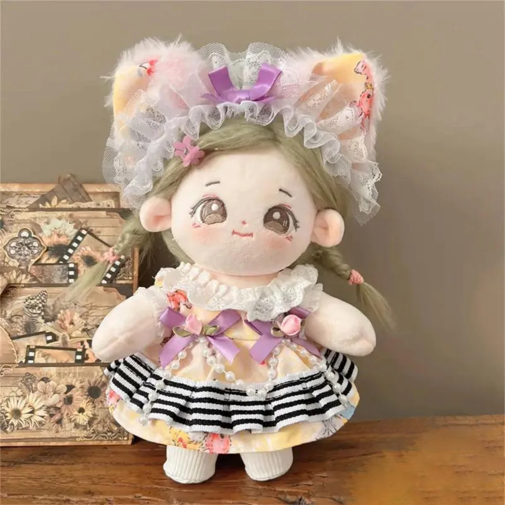 Cotton Doll Skirts Sets for 20cm Dolls Multiple Styles