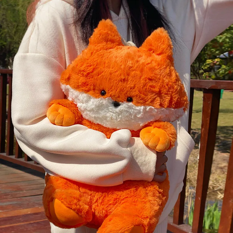 Soft Kawaii Fox Plush Toy Cute Cartoon Foxes Stuffed Animal Doll Girl Lovers  Gift Cute Sofa Decor Sleep Pillows