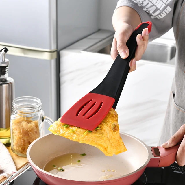 Omelet Spatula Turner,Heat Resistant Cooking Spatula, Long Crepe Spatulas  for - AliExpress