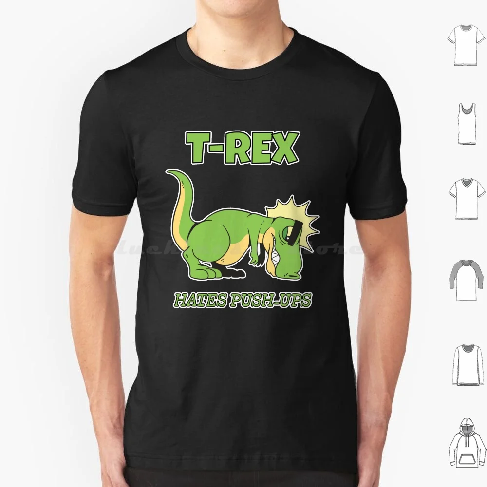 T-Rex Odia Push-Up T Shirt Uomo Donna Bambini 6Xl T Rex Dinosaur Funny Dino Trex Push Up Fitness T Rex Odia Push Up Palestra