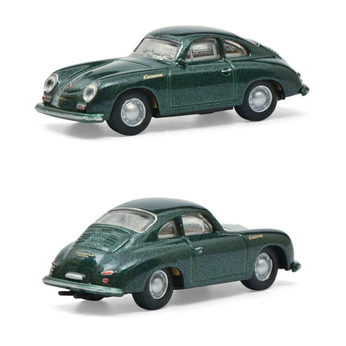 

Schuco 1:87 452658000 Porsche 356A Coupe, Dark Green Diecast Model Car Collection Limited Edition Hobby Toys