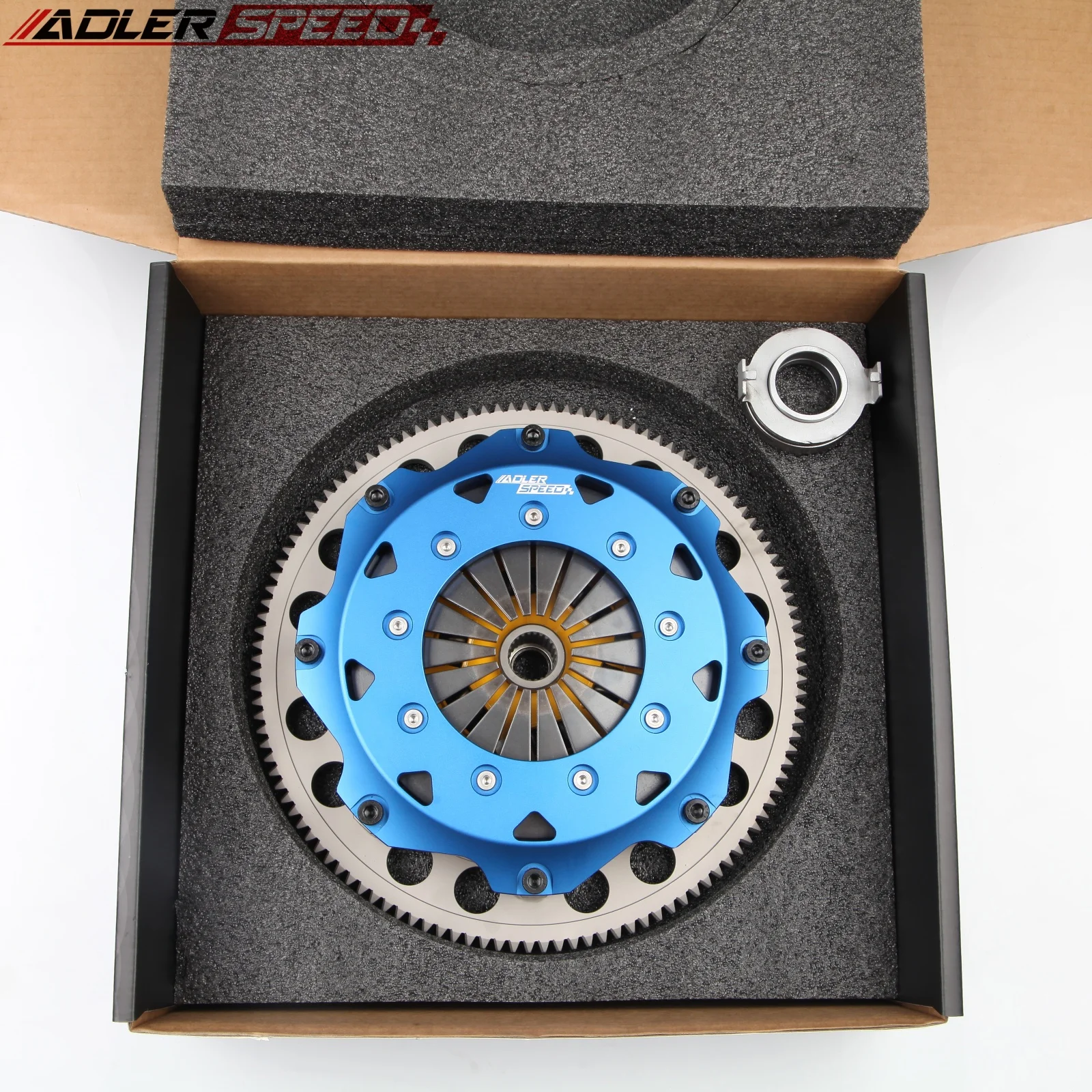 ADLERSPEED 215MM 8.5인치 스프링 클러치 트윈 디스크/ 레이싱 트윈 디스크 클러치 & 플라이휠 (혼다 어코드 프렐루드 H22 H23 F22 F23 용)