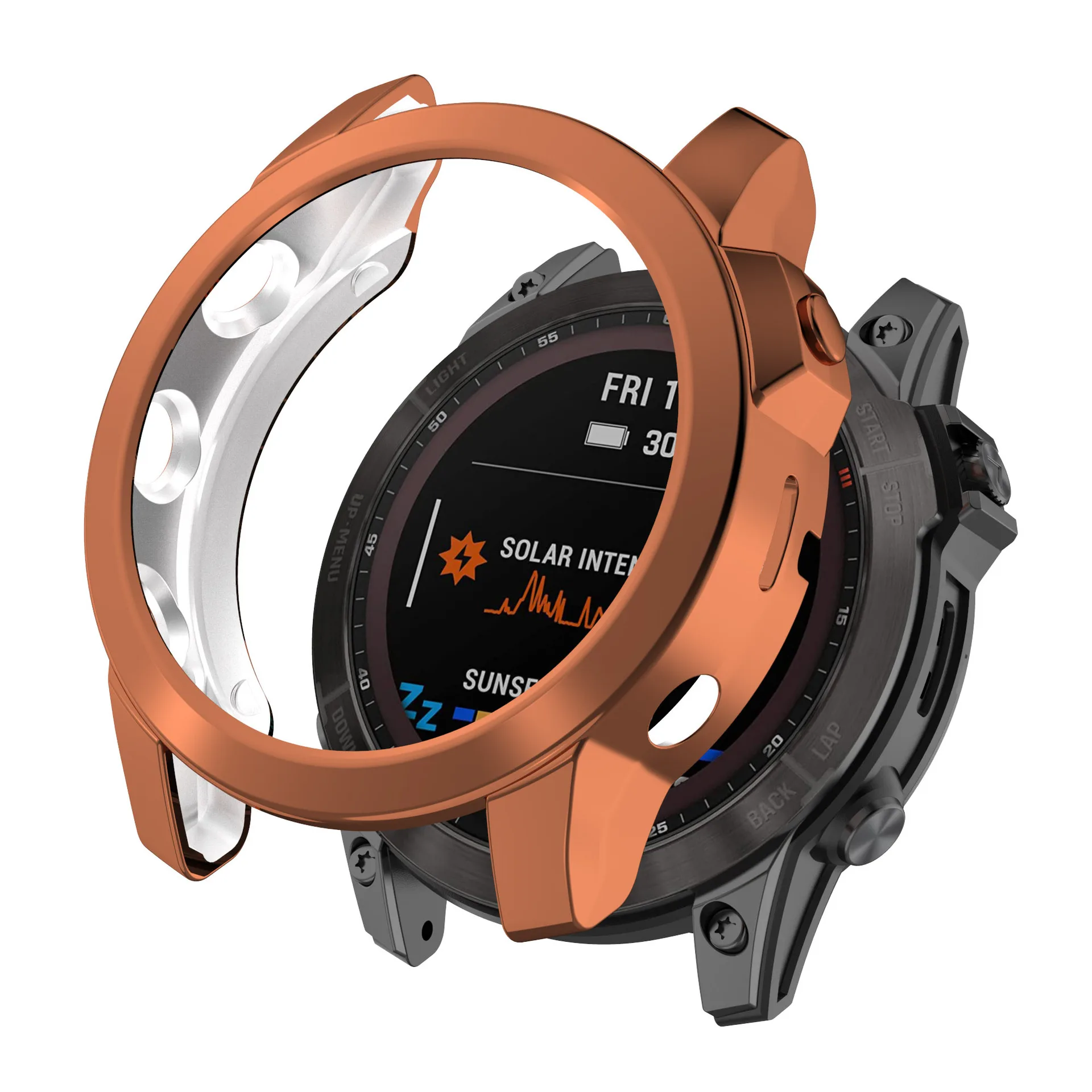 HD Glass Screen Protective Case For Garmin Fenix7/Fenix7S/Fenix7X Watch Band Frame Bracelet Frame Cover for Garmin Fenix 7 Film