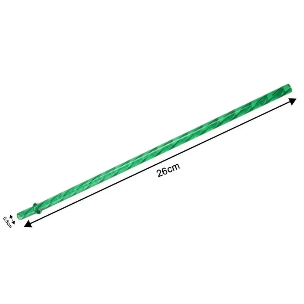 Eco-Friendly Reusable Multi-Color Drinking Straws with Clasps - Ideal