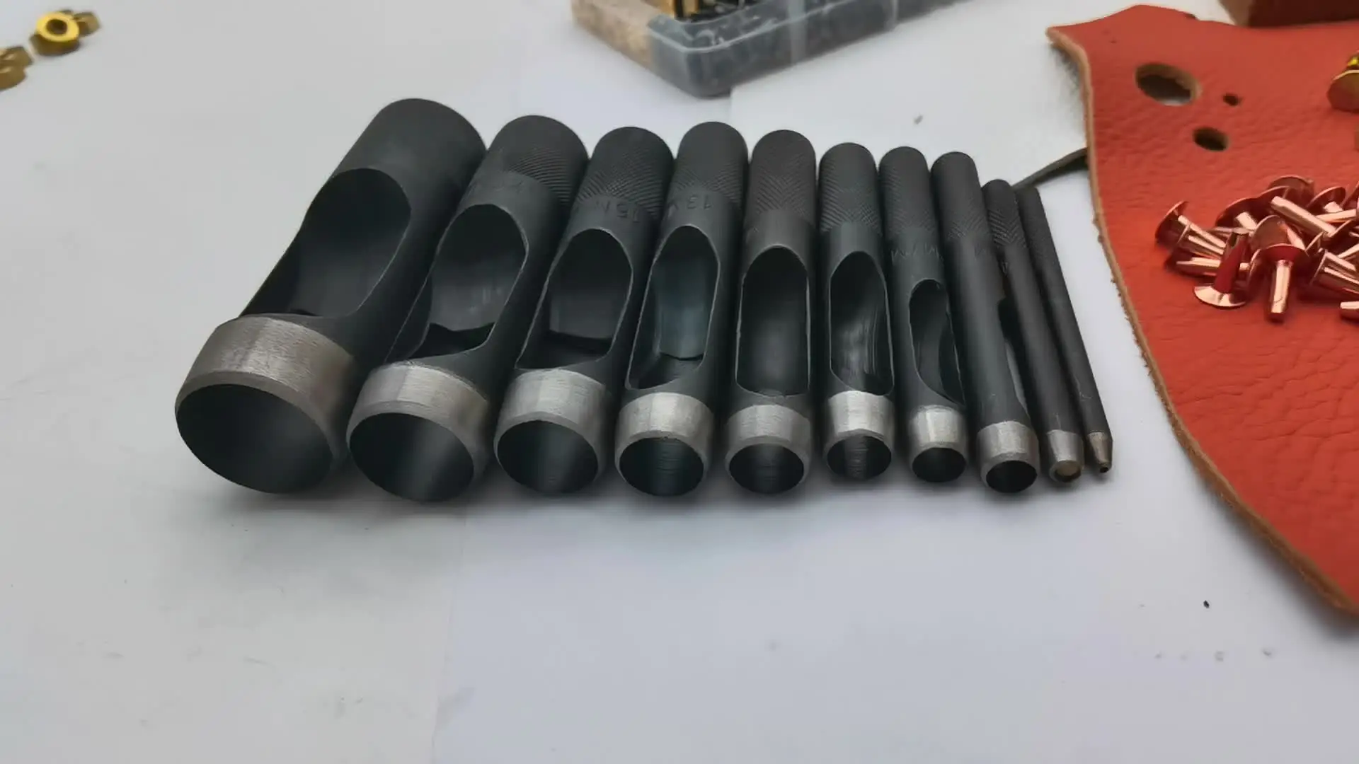 Инструменты для кожи от 1 мм до 25 дырокол кожевенного ремесла сделай сам одежды