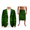 Pacific Island Art Long Sleeve Kimono Cardigan And Ie Two Piece Polynesia Tonga Style Retro Style Men's Casual Suit 1