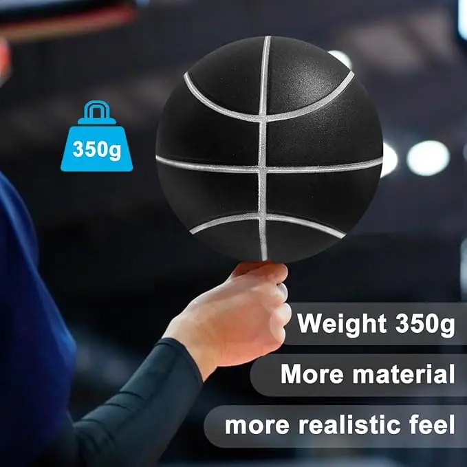 Basketball Balls Grooved Airless Silent Size 7# 6# Men Women Children Indoor Dribble Practice
