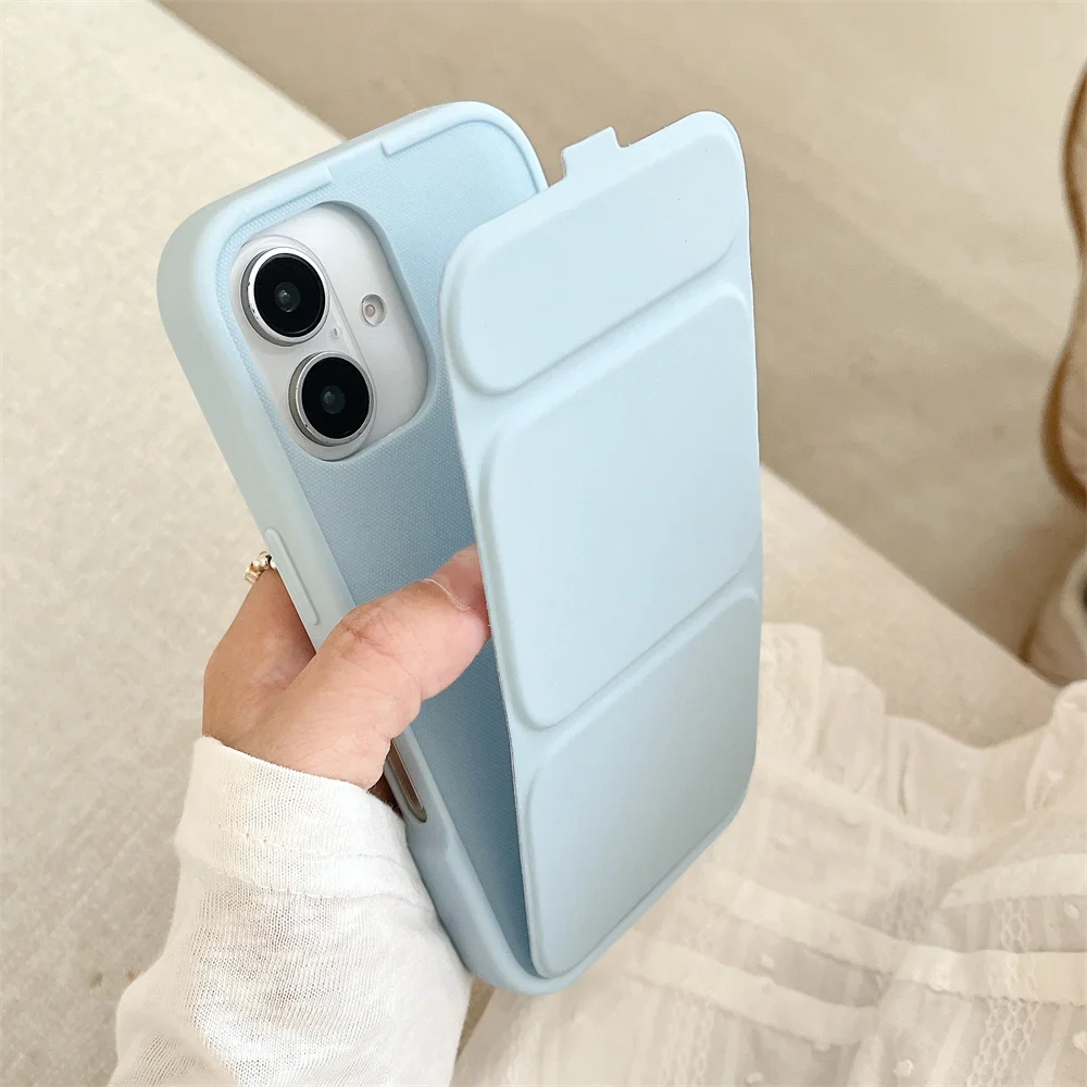 Premium Magnetic Fold Holder Phone Case - Full Protection Shockproof Stand Back Cover