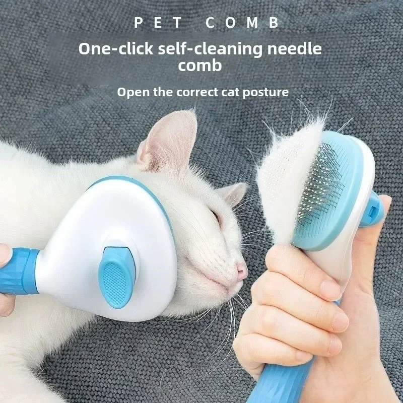 Pet Hair Removal Comb - Non-slip Beauty Brush