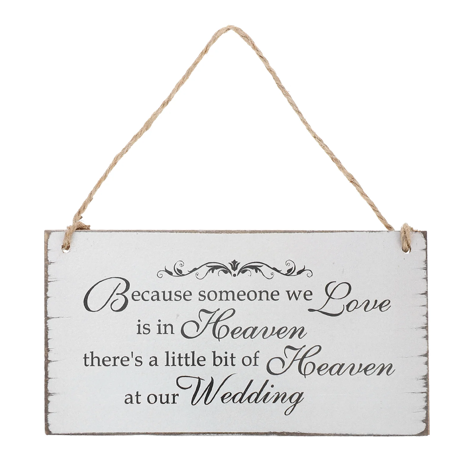 

Wedding Decorative Sign Hanger Wooden Wedding Plaques Hanging for Ornmanet