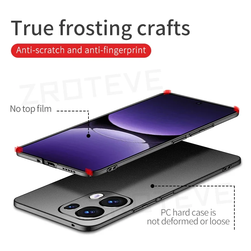 Ultra Slim Hard Matte Shockproof Phone Case by ZROTEVE