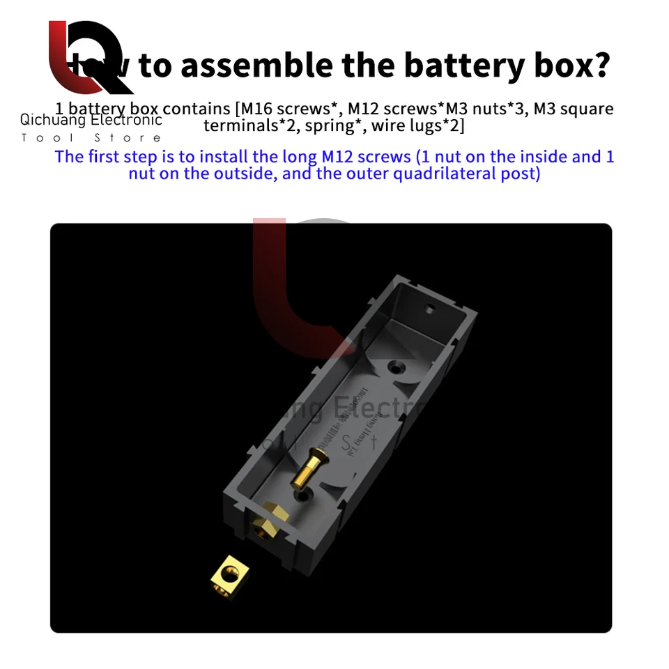Splicable Battery Slot BatteryCase No Need Solder 18650/21700