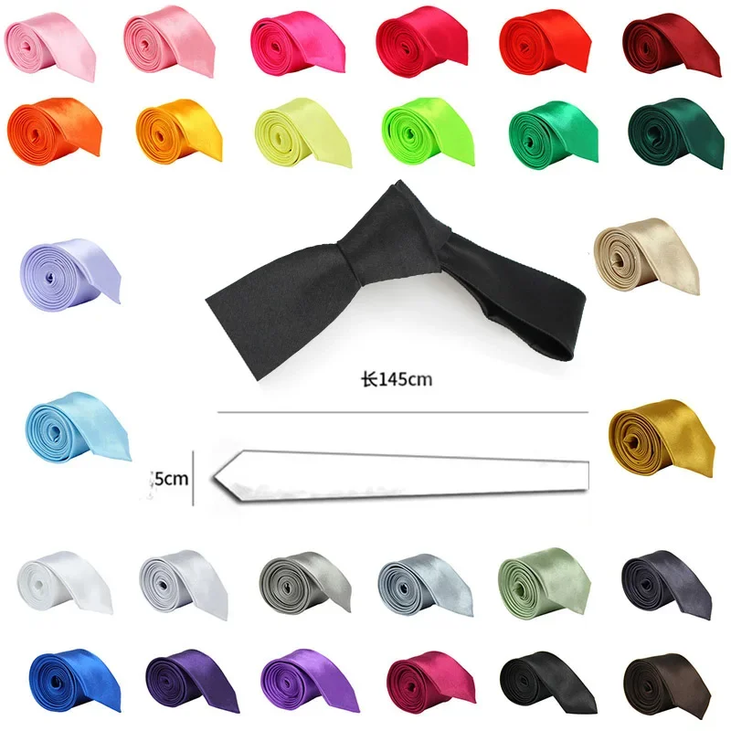 School Boys Kids Wedding Ties Neckties for Bridegroom 5cm Slim woven necktie necktie set