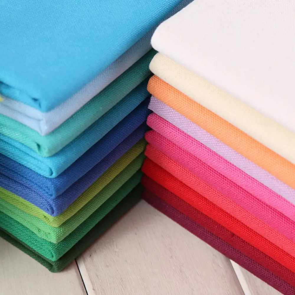 Chainho,Dyed Polyester-Cotton Canvas Fabric,Plain Weave,DIY Sewing & Quilting Material,Tablecloth,Cushion,Bag,Tent Cloth,25CF2