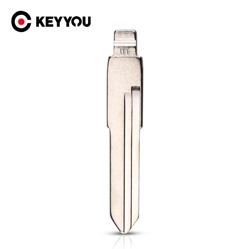 

Запасные части для автомобиля KEYYOU, полотно дистанционного ключа для VW Santana Jetta Golf для Audi 100 #01, незарезанное лезвие