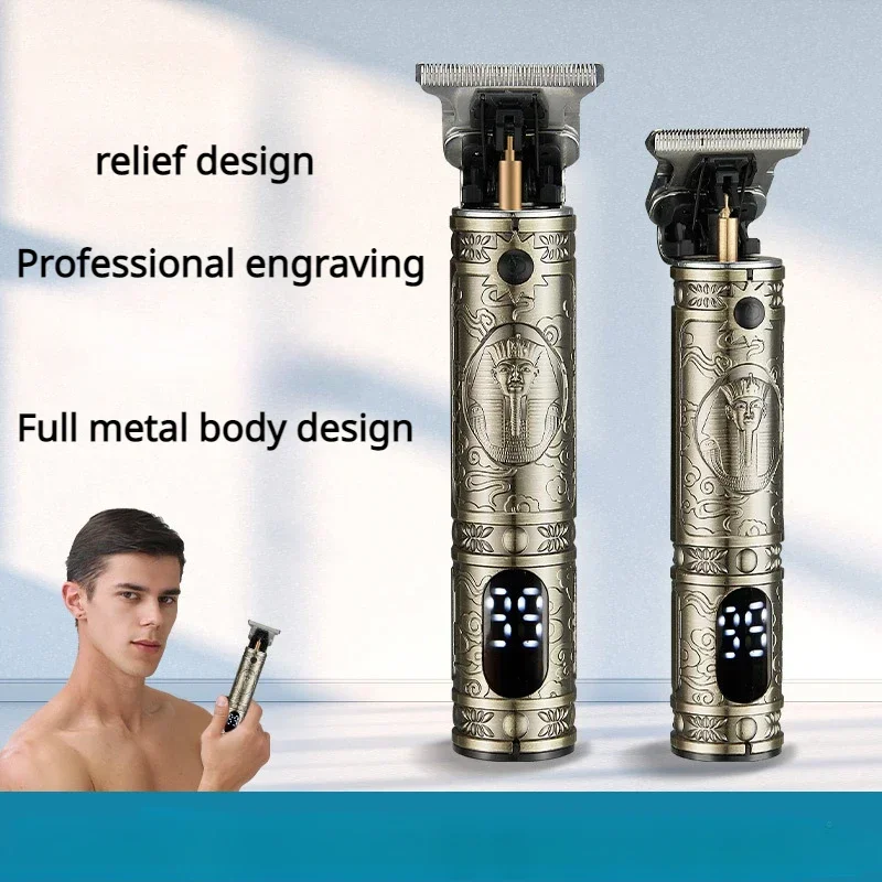 

Resuxi FL-02 Electric Hair Clipper Professional Buddha Head Hair Clipper Engraving Oil Head Clipper