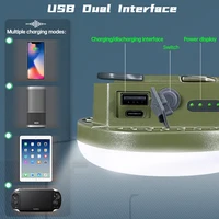 MOSLIGHTING 9900maH LED Outdoor Camping Light Rechargeable Tent Light High Power Strong Light Flashlight IP66 Waterproof Fishing 3