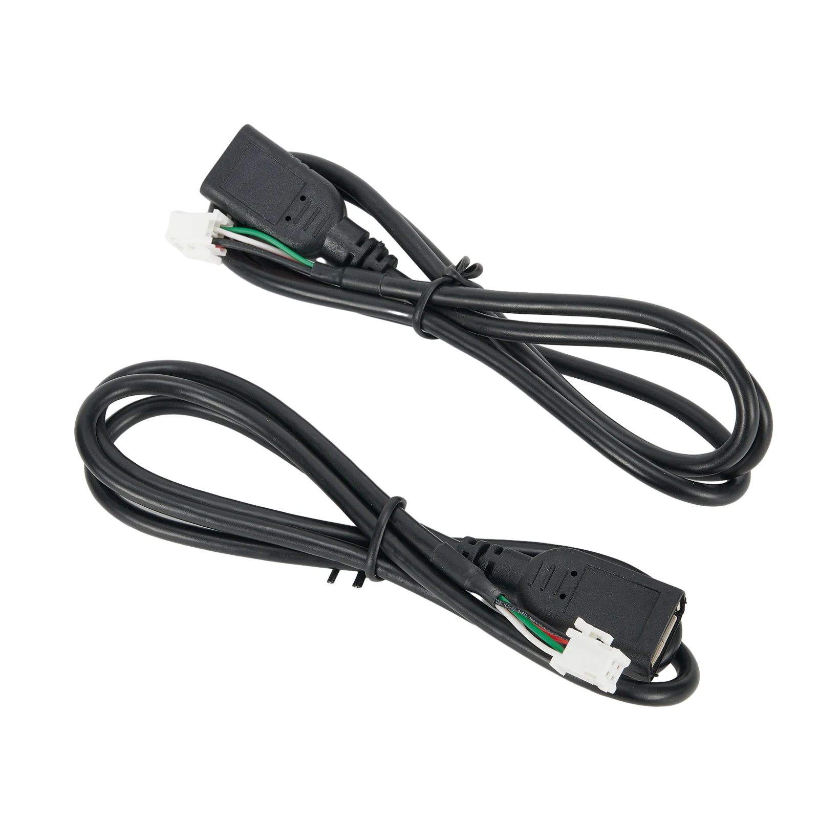 2Pcs 75CM Car USB Cable Adapter 4 Pin/6 Pin Connector USB Extension Cable Adapter For AndroidCar Radio Stereo Usb Cable Adapter