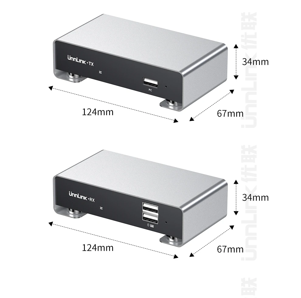 Unnlink HDMI KVM Extender 200m 1080P 60Hz Over IP