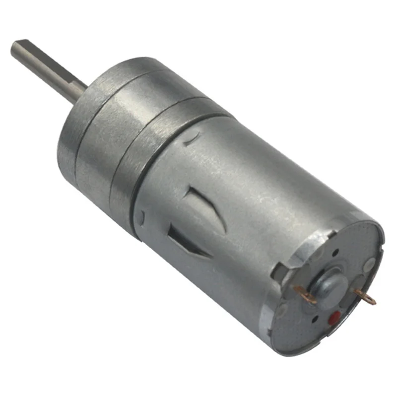 370 Dc 6/12/24V Mini Micro Motoriduttore In Metallo 12-1360Rpm Albero Lungo Motoriduttore Elettrico Ad Alta Coppia Riduttore Per Motoriduttore Per Aut