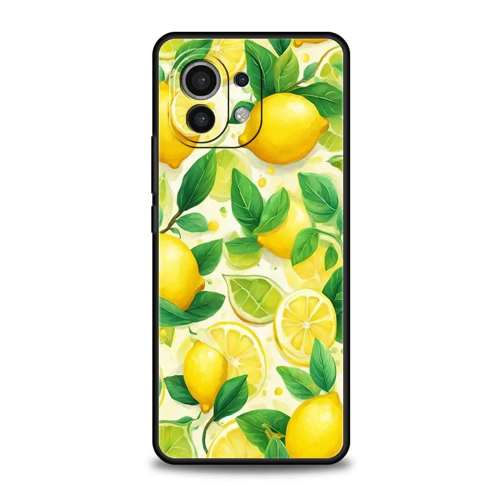 Soft TPU Lemon Fruit Phone Case Cover