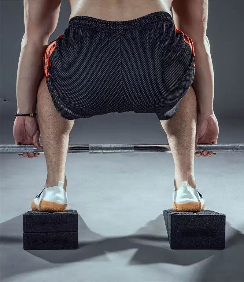 Squat Wedge Block 3pcs Adjustable Non-Slip Squat Ramp Deadlift Wedge Calf Stretcher Slant Board Strength For Deadlift