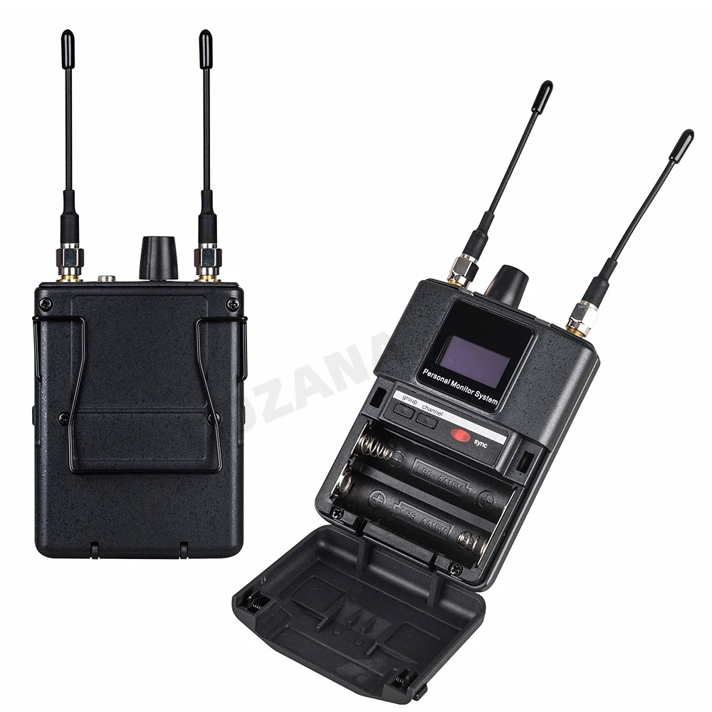 Maclex PSM300 In-Ear Monitoring System Stage Personal Wireless In Ear Monitor For Bands 500MHz 100mW 24-Bit Processor Audio