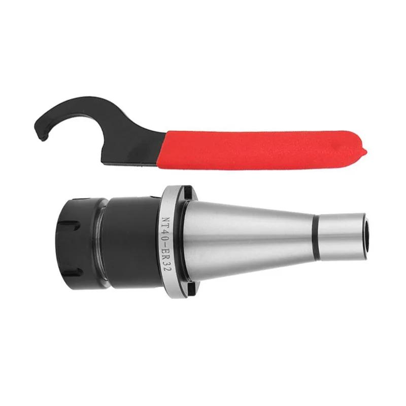 1set NT40-ER32 Milling Cutter Handle+ER32UM Red Wrench For CNC Machining Center Milling Chuck Holder