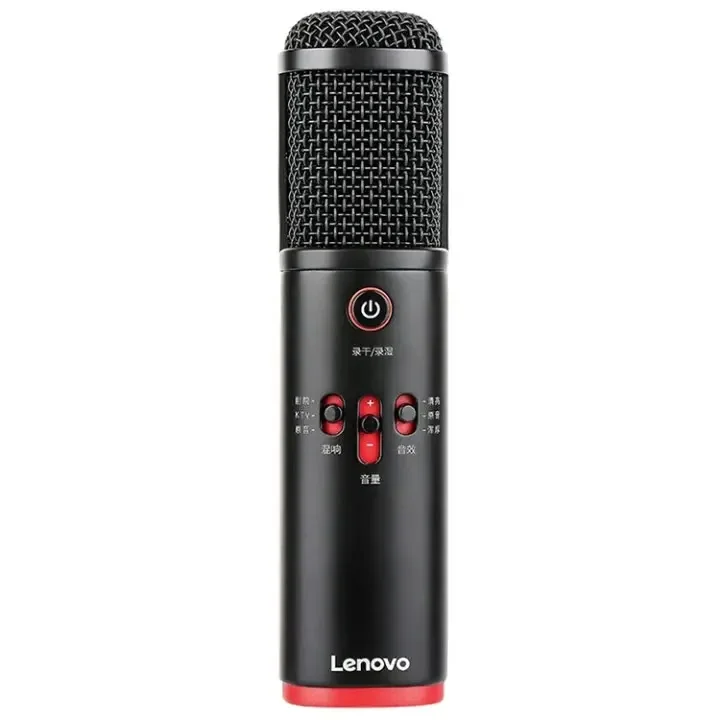 

Orignal Lenovo UM10C Pro Computer Universal Sound Card Anchor Recording Equipment Karaoke Microphone