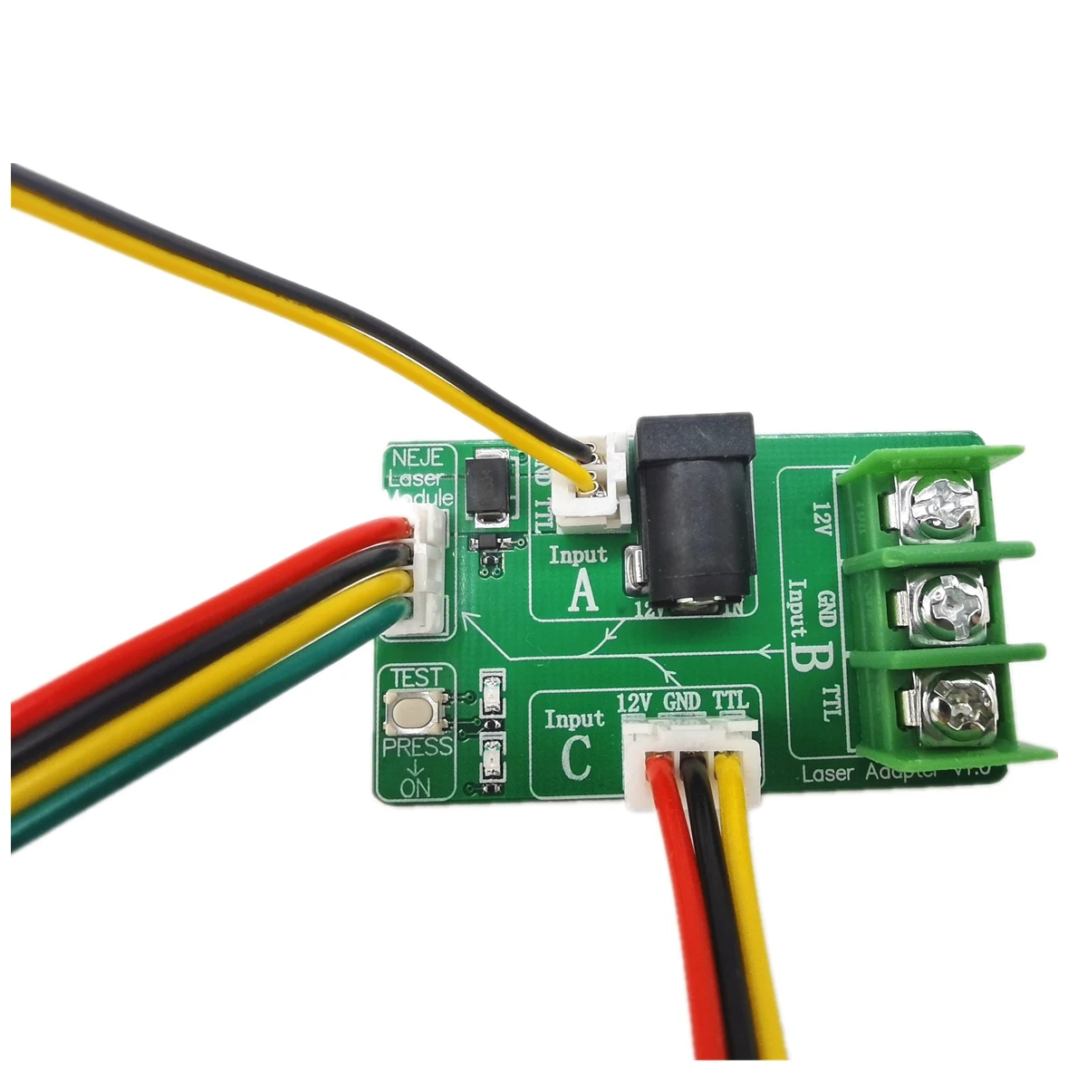 

NEJE Module Interface Adapter Board Connector for Cutting Engraving Machine 4Pin/3Pin/2Pin