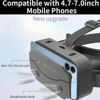 3D Virtual Reality VR Glasses Headset Devices Helmet Lenses Goggles Smart For Smartphones Phone Cell Mobile Game Viar Viewer Set - Image 2