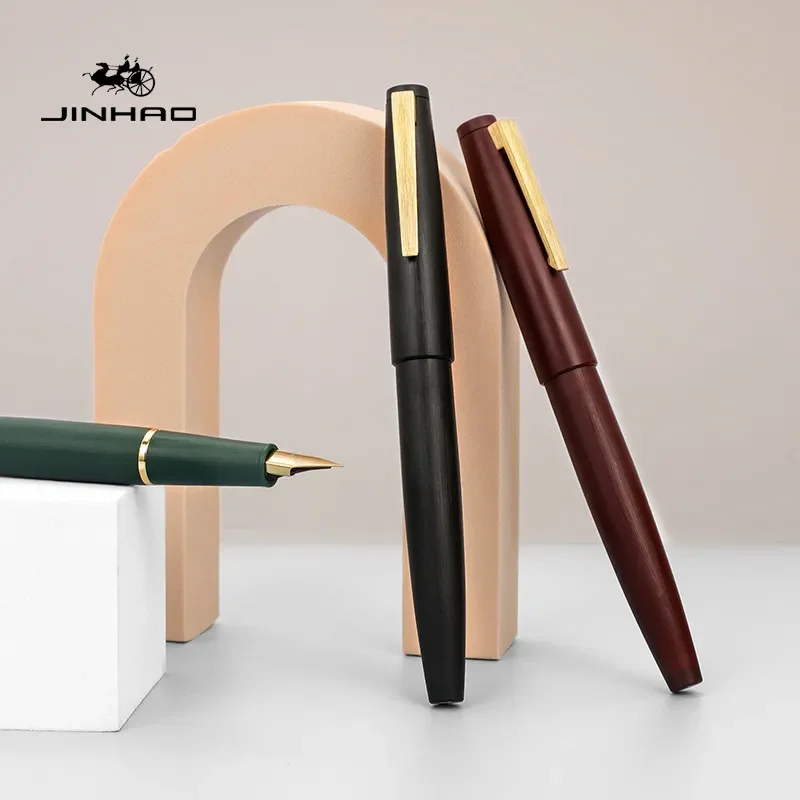 Jinhao Vintage Luxury Plastic Ink For Fountain Writing Pen EF Fine Tip Pens Elegant Pen Man Mistress Gift Office School Supplies the wardrobe mistress