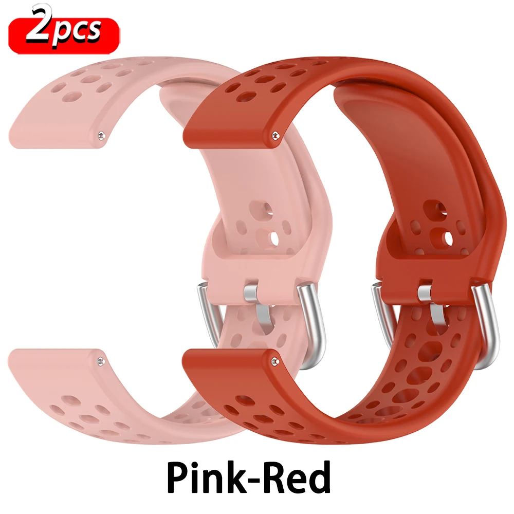 Enhanced Silicone Sport Strap - Breathable and Comfortable Watchband Accessory