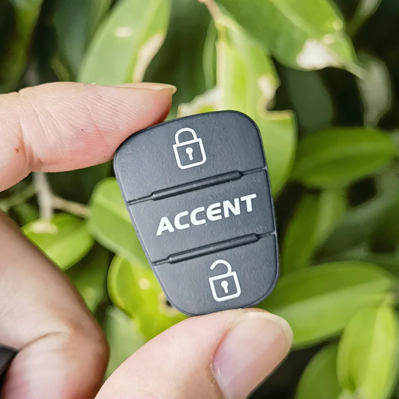 Cocolockey Gummi Auto Schlüssel Pad für Hyundai i20 i30 Elantra Für Kia K2 Sportage Rio Sorento Forte 3 Taste Klapp flip Remote Key – Detail 9