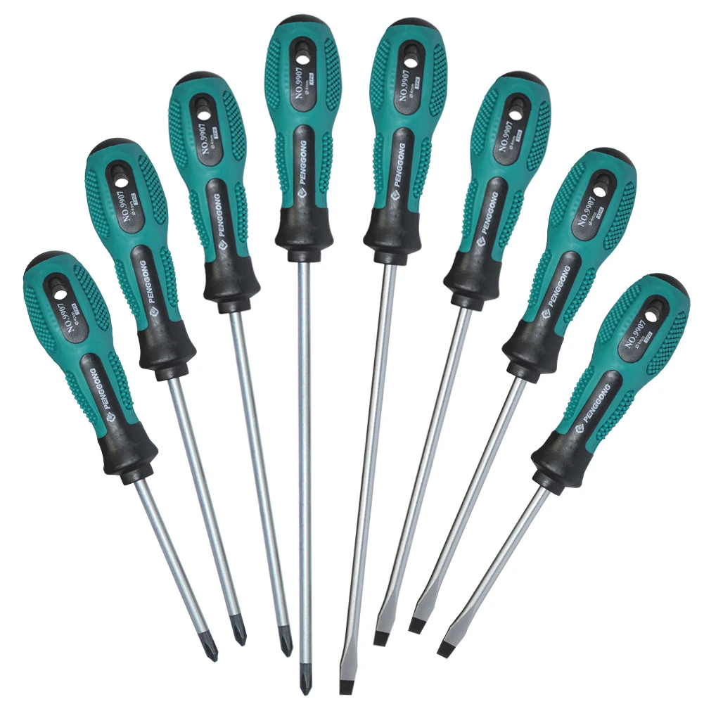 Insulated PP Handle Multi Purpose Straight Screwdriver