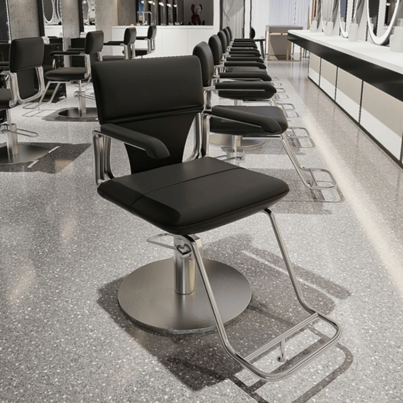 

Hair Salon Barber Chair Eyelash Dressing Office Hairstylist Barber Chair Kids Barber Chaise Coiffeuse Salon Furniture WN50BC